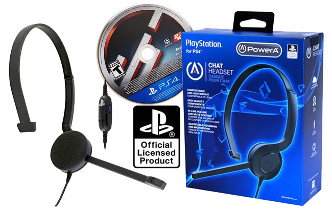 Audifono Juego Online Power A (Licencia Sony) + Juego Regalo 